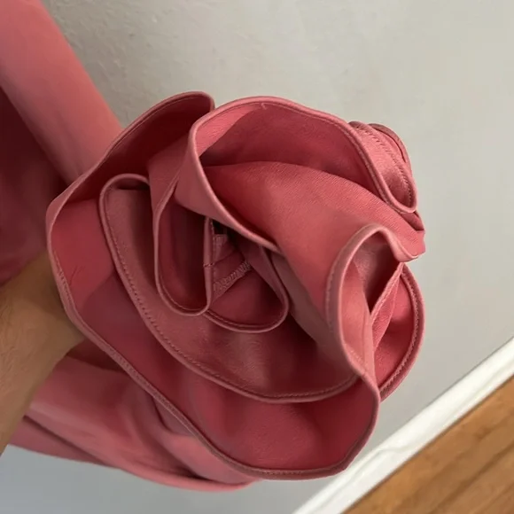 BHLDN Ruby Twist Halter Satin Gown - Picture 11 of 17